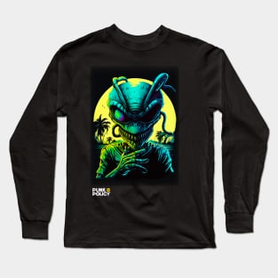 Alien psychedelic Long Sleeve T-Shirt